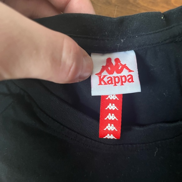 Large Black Kappa Tee - Picture 2 of 3
